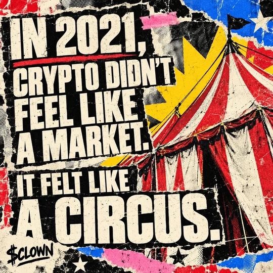 EP0 promotional artwork: In 2021, crypto didn't feel like a market. It felt like a circus.